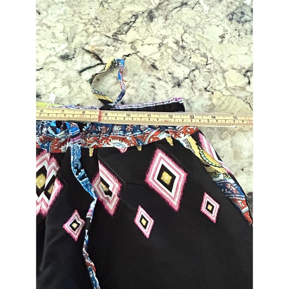 We Love Fashion Palazzo Pants Women's S Wide Leg High Waist Boho Hippie - Picture 13 of 14